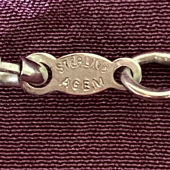 Agem I Sterling Silver Curb Neck Chain 30" - Picture 16 of 16